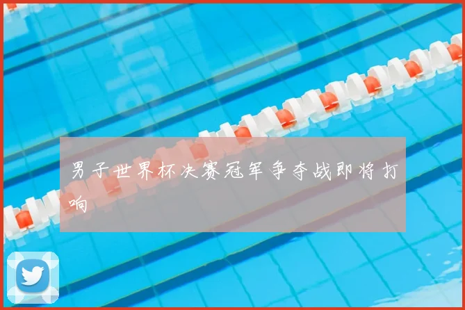 男子世界杯决赛冠军争夺战即将打响