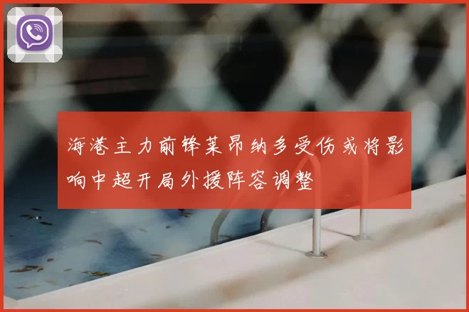海港主力前锋莱昂纳多受伤或将影响中超开局外援阵容调整