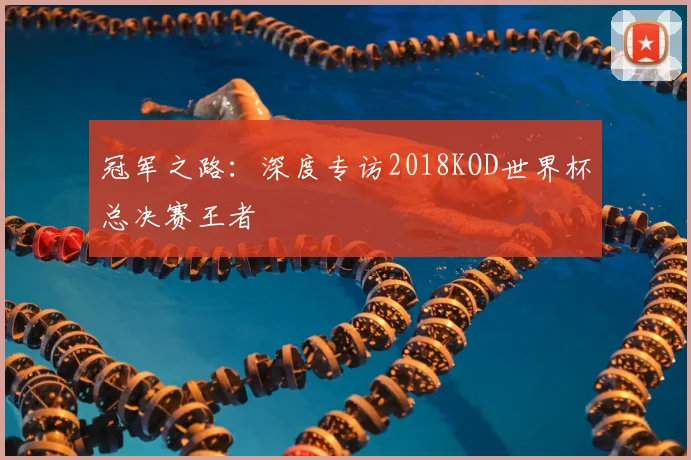 冠军之路:深度专访2018KOD世界杯总决赛王者